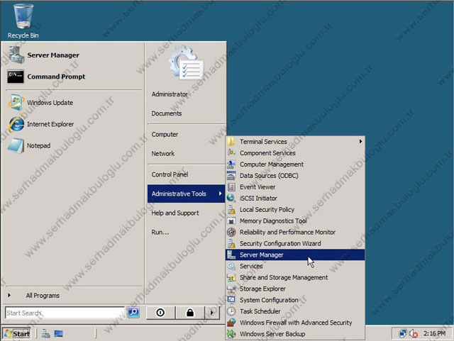 Windows Server 2008 Active Directory Kurulumu